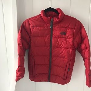Boys north face puffer jacket